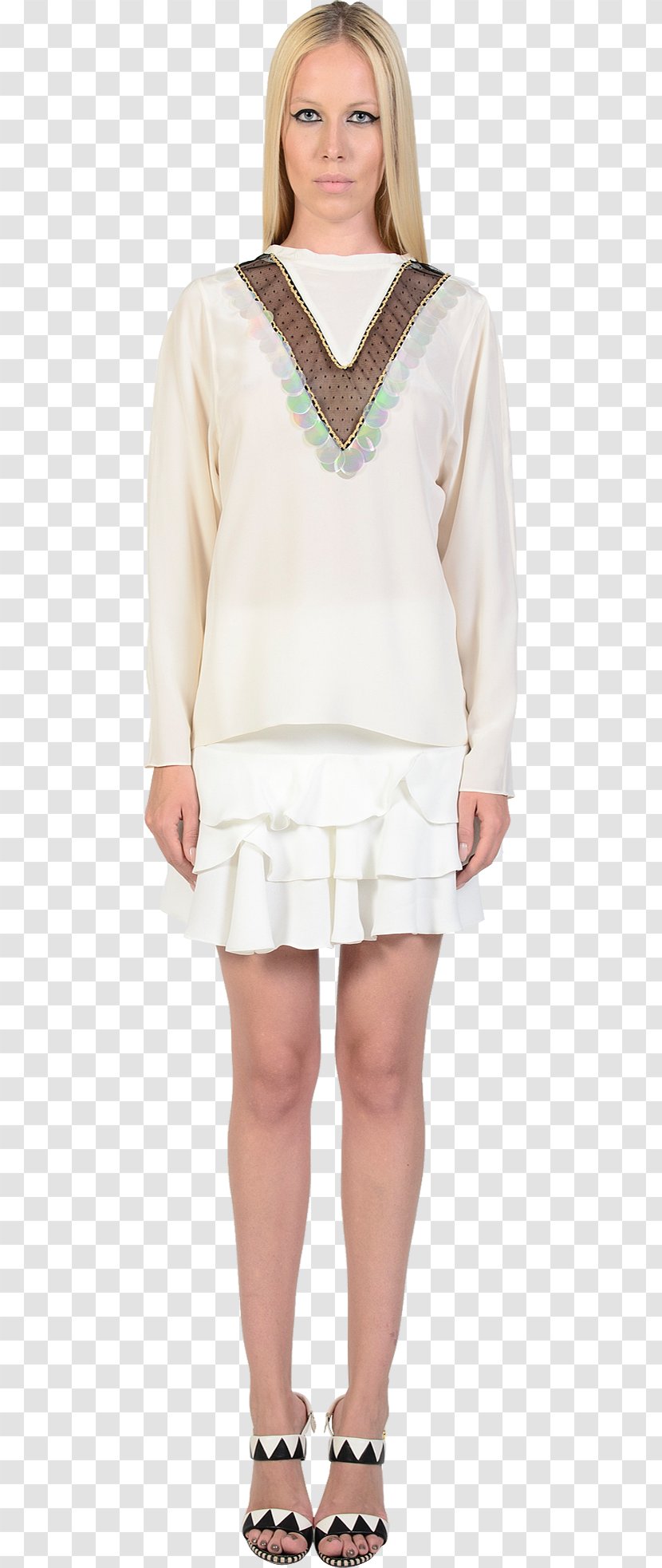 Dress T-shirt Clothing Blazer - Fashion Model - Loose Sequins Transparent PNG