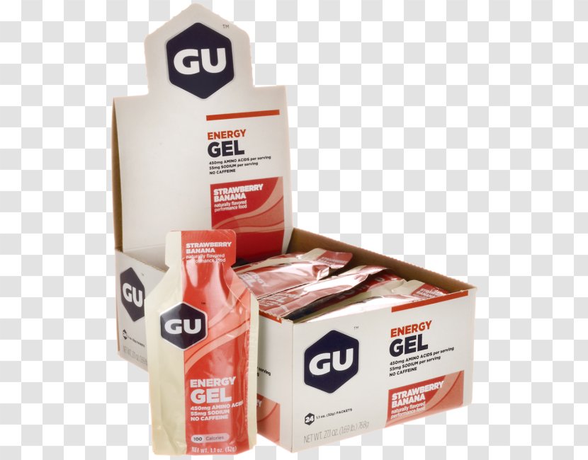 Energy Gel GU Labs Dietary Supplement Nutrition Banana - Dulce De Leche - Strawberry Transparent PNG