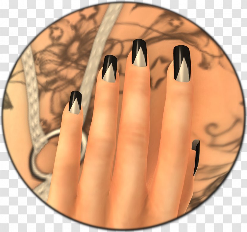 Hand Model Nail Fashion Manicure - Finger Transparent PNG