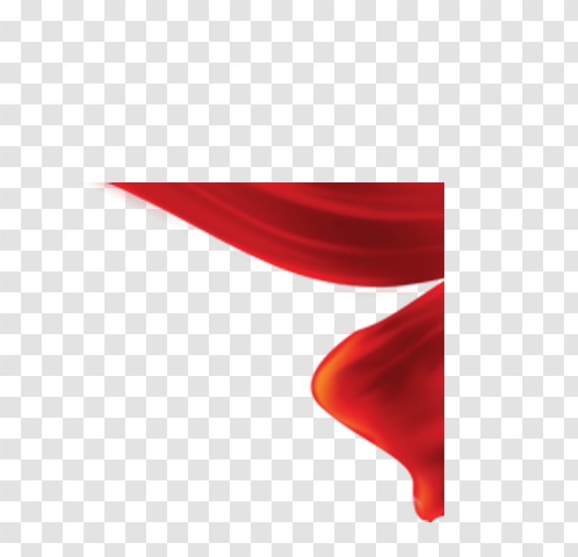 Angle Pattern - Red - Ribbon Transparent PNG