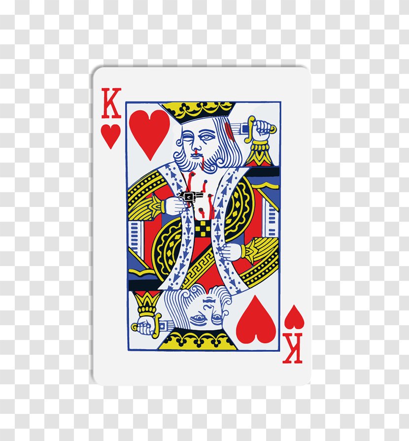 King Of Hearts Playing Card Roi De Cœur - Game Transparent PNG