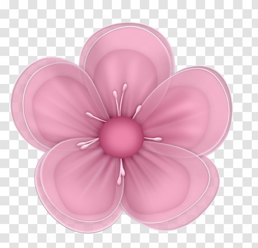 Pink Flowers Blue Clip Art - Petal - Blending Transparent PNG