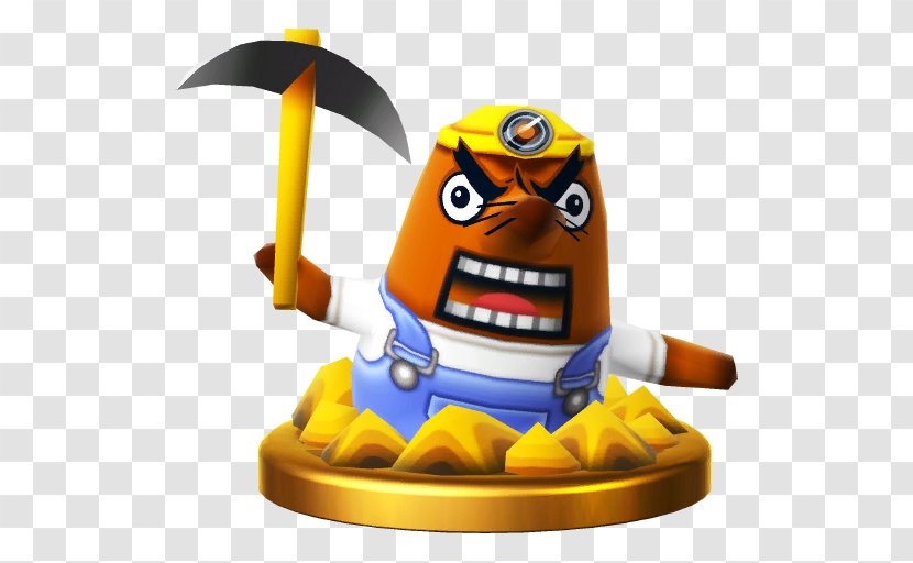 Super Smash Bros. Brawl For Nintendo 3DS And Wii U Mr. Resetti Animal Crossing: Wild World - Trophy Transparent PNG