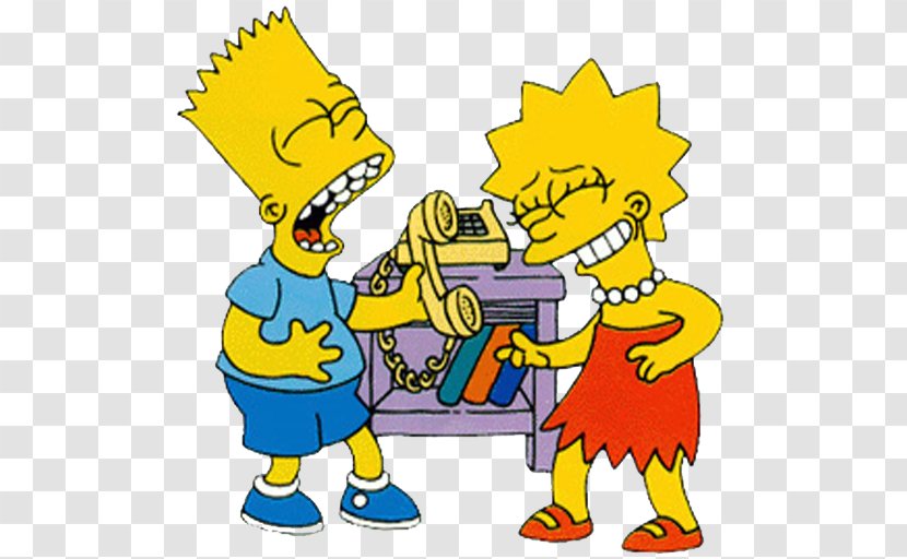 Bart Simpson Moe Szyslak Lisa Homer Prank Call Transparent PNG