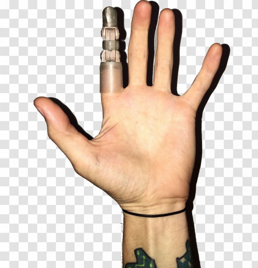 Thumb Prosthesis Hand Model Finger Glove - 3D Printing Transparent PNG
