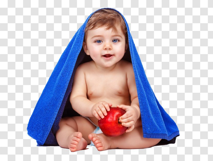 Infant Boy Child Cuteness Stock Photography - Royaltyfree - Baby Covered With Towel Transparent PNG