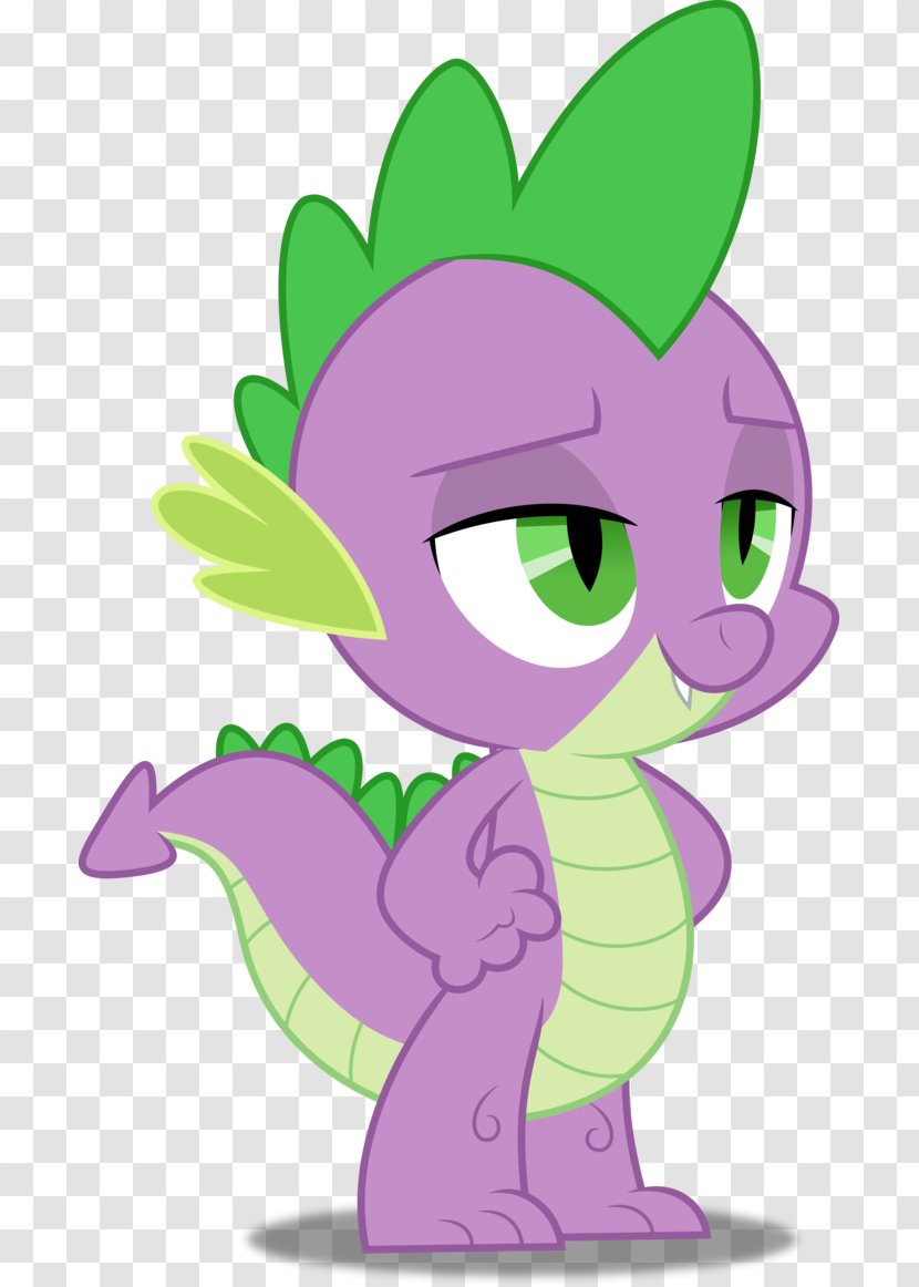 Cat Spike Rarity Applejack Twilight Sparkle - Cartoon Transparent PNG