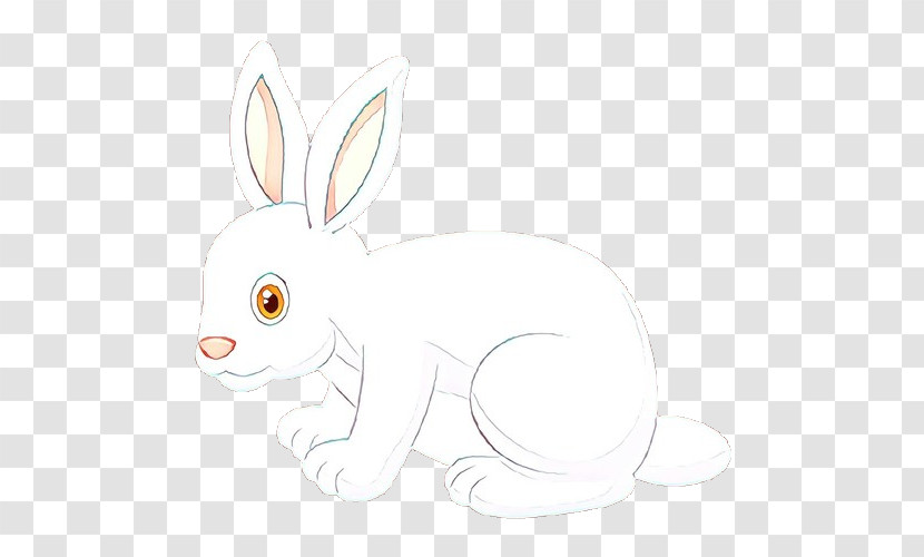 Rabbit White Hare Rabbits And Hares Animal Figure Transparent PNG