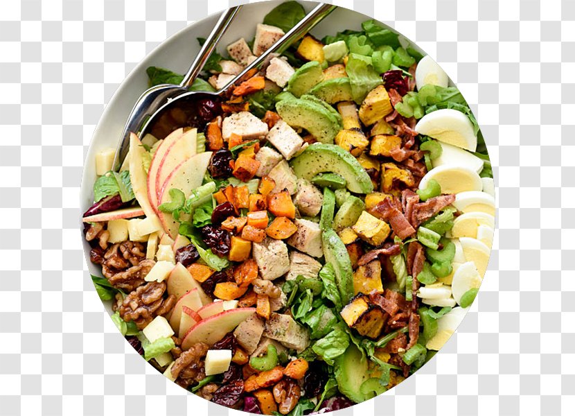 Cobb Salad Vinaigrette Caesar Apple Cider Pasta - Spinach Transparent PNG