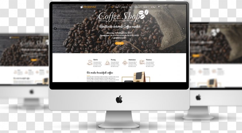 Responsive Web Design Template System Development - Software - Mockup Packaging Coffee Transparent PNG