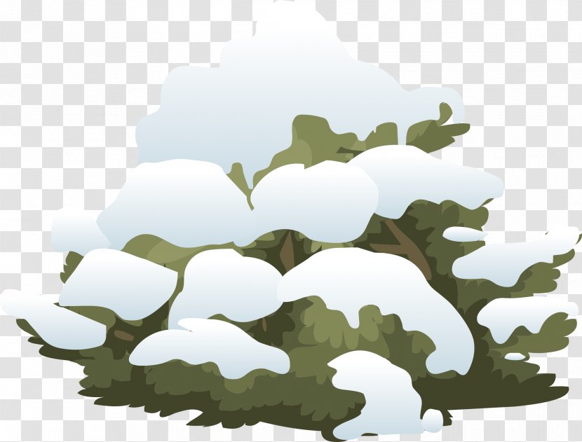 Shrub Snow Clip Art - Grass - Landscape Transparent PNG