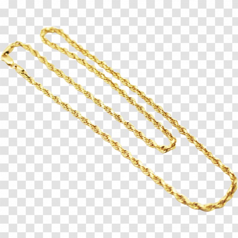 Body Jewellery Necklace Rope Chain Transparent PNG