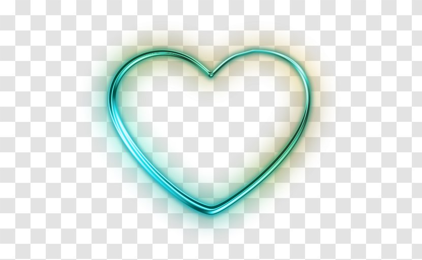 Heart Clip Art - Aqua Transparent PNG