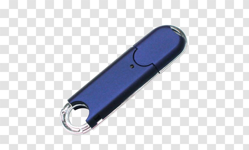 USB Flash Drives Product Design Cobalt Blue Electronics Accessory - Usb - Card Shape Pendrive Transparent PNG