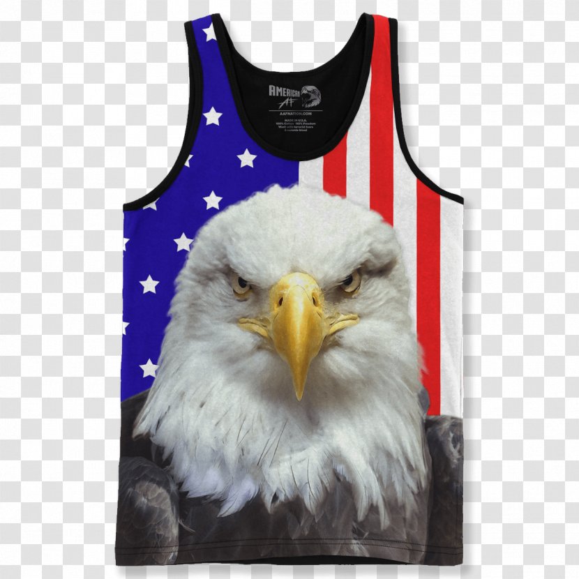 Bald Eagle T-shirt United States American Outfitters - Flag Of The - Material Transparent PNG