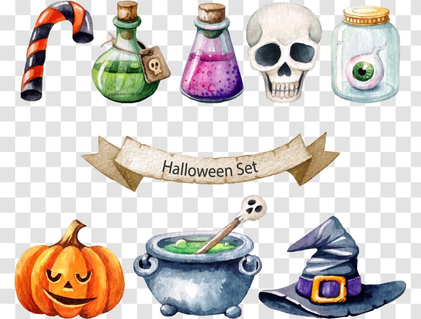 Halloween Poster Jack-o'-lantern Illustration - Design Elements Transparent PNG