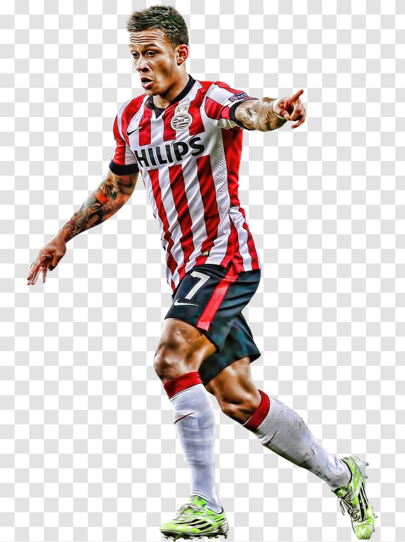 Memphis Depay Soccer Player PSV Eindhoven Football Transparent PNG