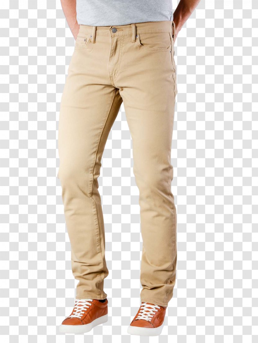 Jeans Pants Belt Esprit Holdings T-shirt - Beige - Trousers Transparent PNG