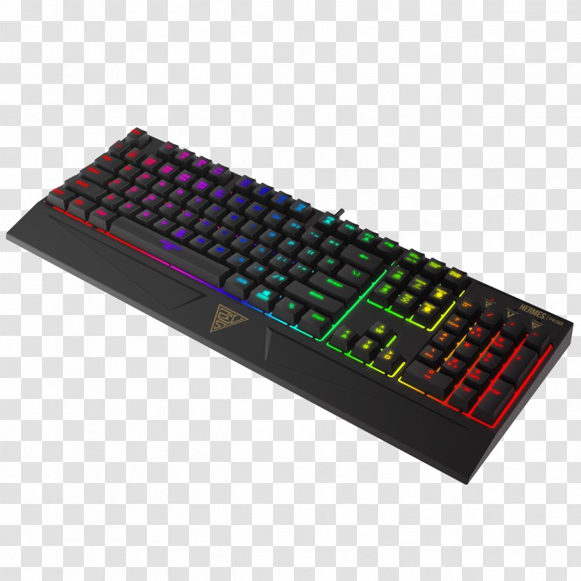 Computer Keyboard Gaming Keypad Backlight Electrical Switches RGB Color Model - Display Device Transparent PNG