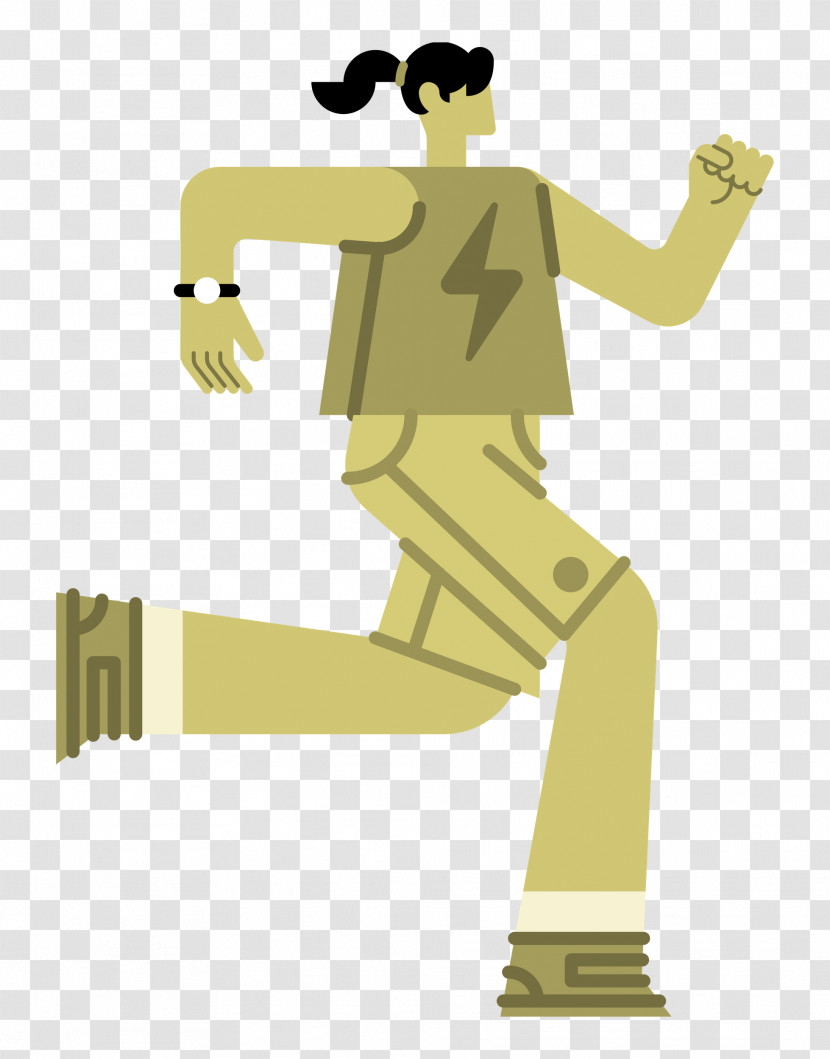 Human Cartoon Sports Equipment Behavior Yellow Transparent PNG