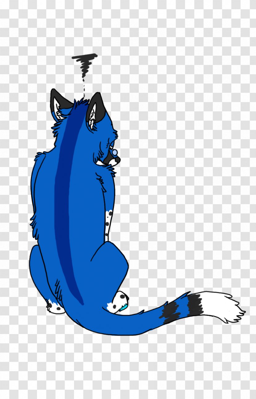 Cat Horse Cobalt Blue Clip Art - Black And White Transparent PNG