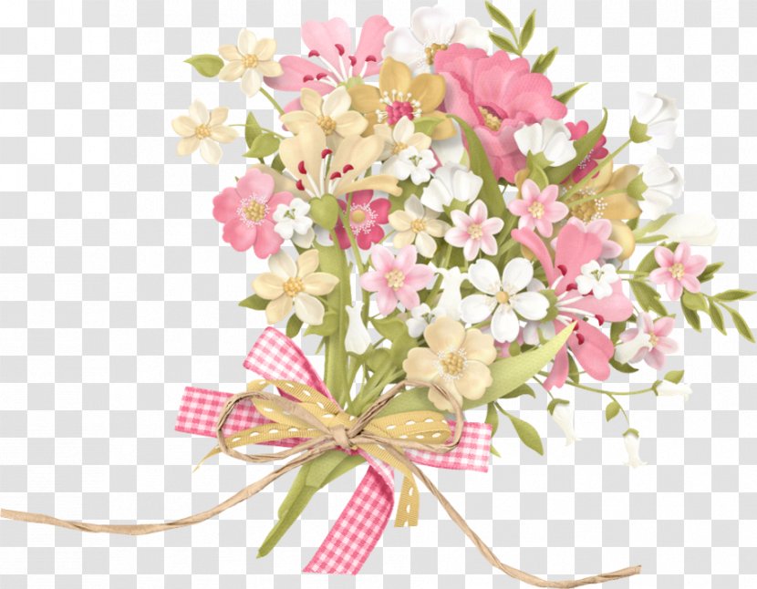 Flower Bouquet Cut Flowers Floral Design Image - Artificial - Pink Transparent PNG