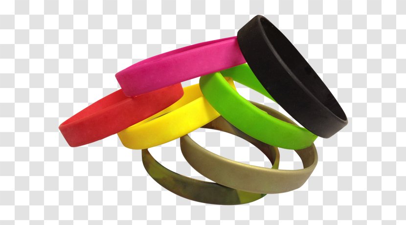 Livestrong Wristband Gel Bracelet Silicone - Magenta Transparent PNG