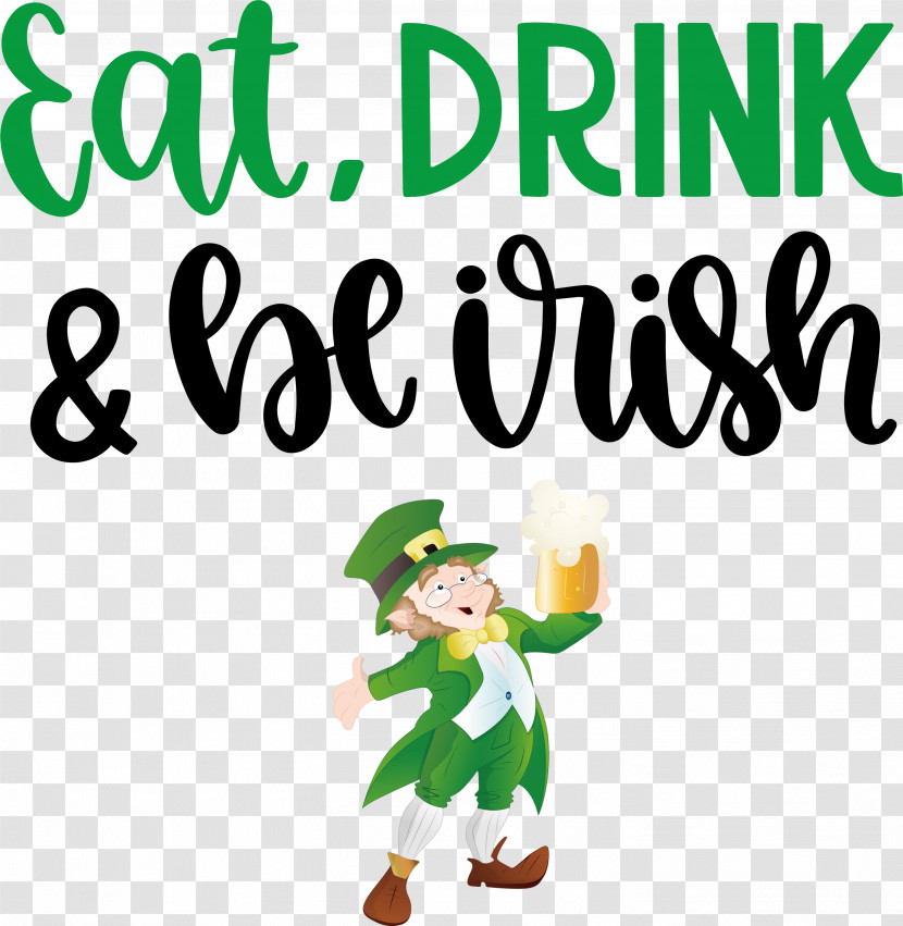 St Patricks Day Saint Patrick Eat Drink And Be Irish Transparent PNG