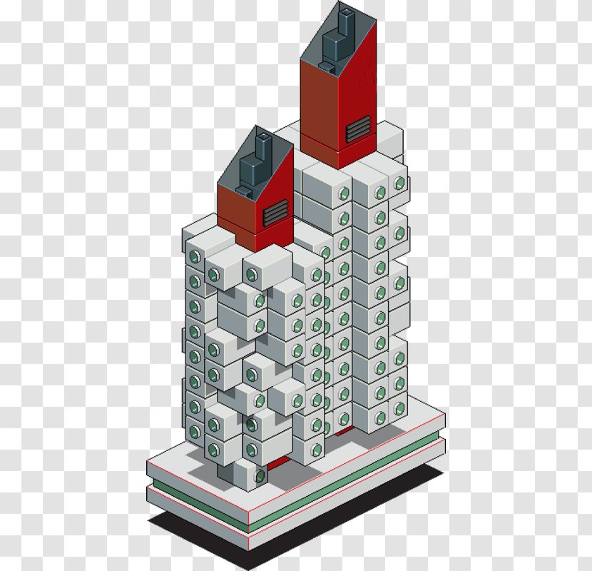 Nakagin Capsule Tower Architecture Building Plan Transparent PNG