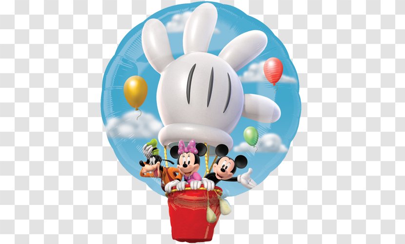 Mickey Mouse Minnie Hot Air Balloon Pluto - Disney Transparent PNG