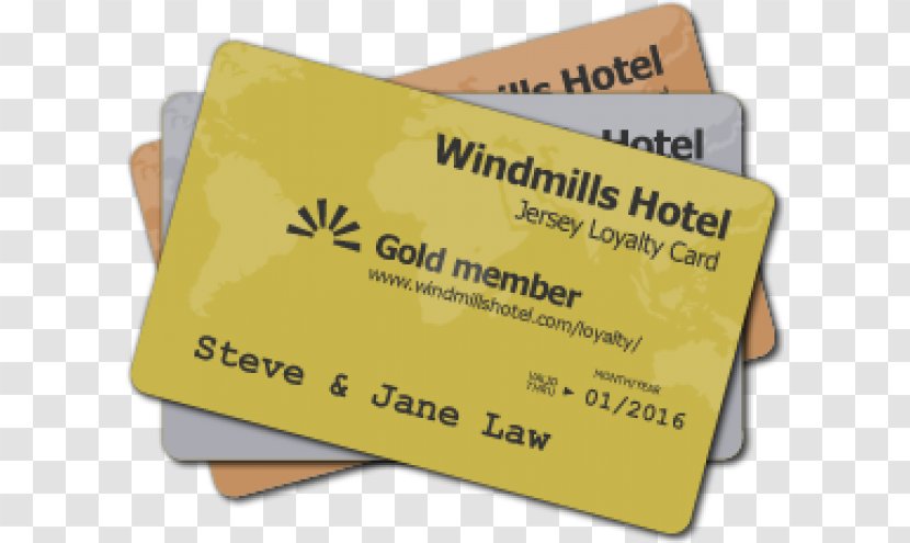 Hotel Loyalty Program Windmills - Gift Card Design Transparent PNG