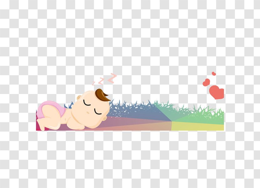 Infant Illustration - Sleep - Asleep Baby Transparent PNG