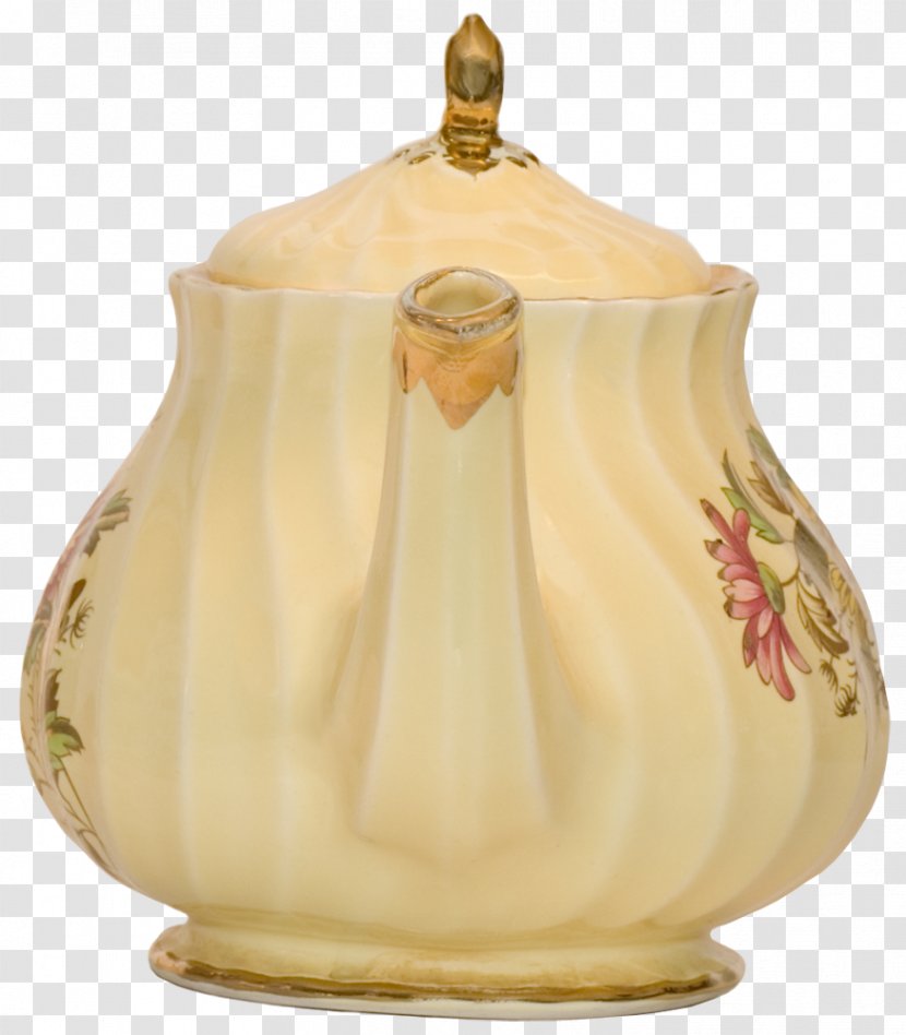 Urn Ceramic Vase - Serveware - Yellow Teapot Transparent PNG