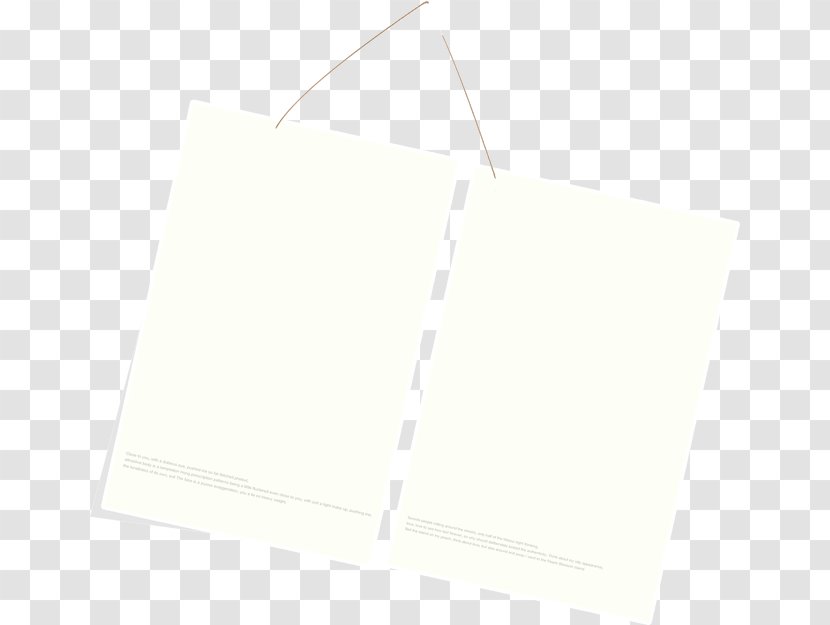 Paper White Textile Pattern - Frame Transparent PNG