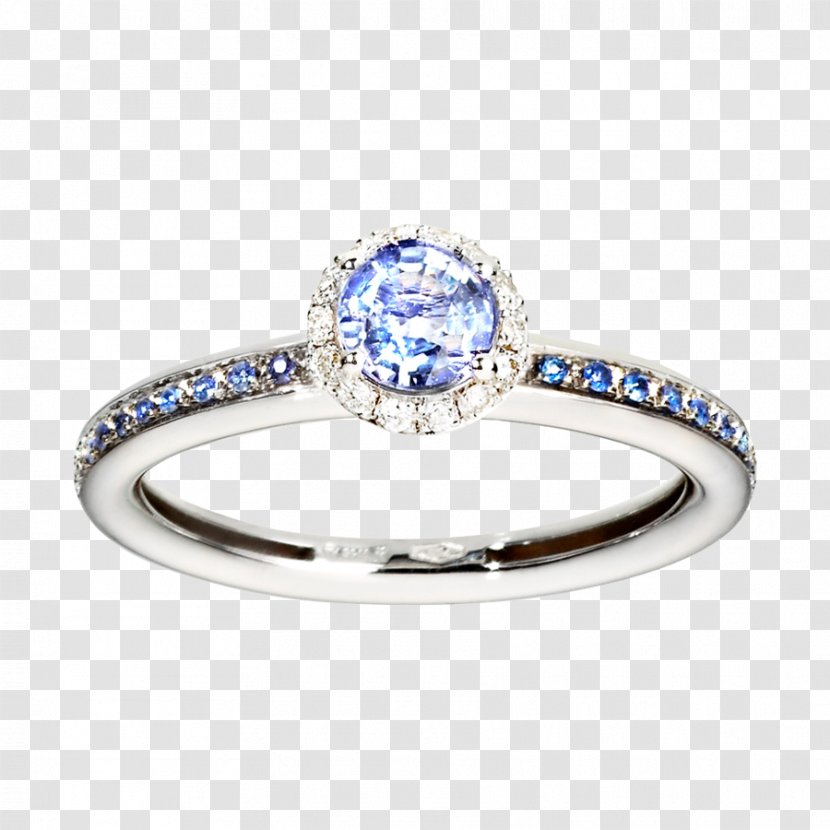 Sapphire Ring Diamond Carat Gold - Romantic Rings Transparent PNG