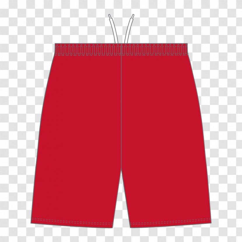 Trunks Shorts - Red - Short Transparent PNG