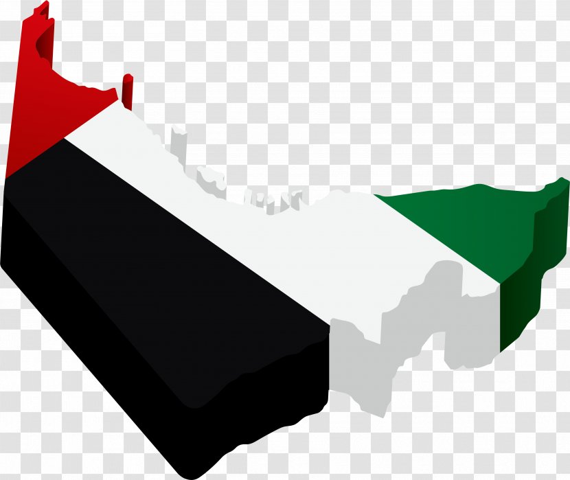 Dubai Flag Block Of The United Arab Emirates - Vecteur - Map Transparent PNG