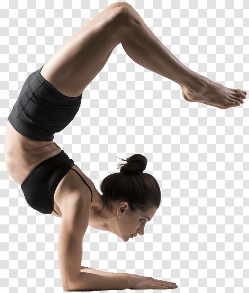 Forearm Shoulder Standing Yoga - Silhouette - Pic Transparent PNG