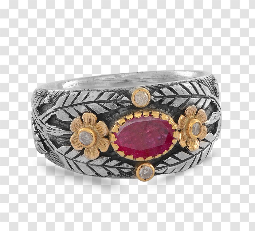 Ruby Ring Jewellery Diamond Gemstone - Rings Transparent PNG