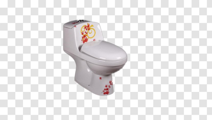 Toilet Seat Download - Plumbing Fixture - Paste Flowers Transparent PNG