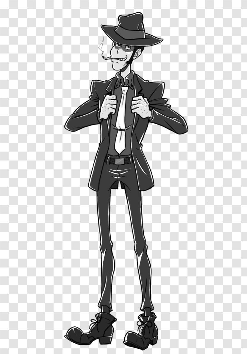 Headgear Character White Fiction - Gentleman - Lupin Iii Transparent PNG