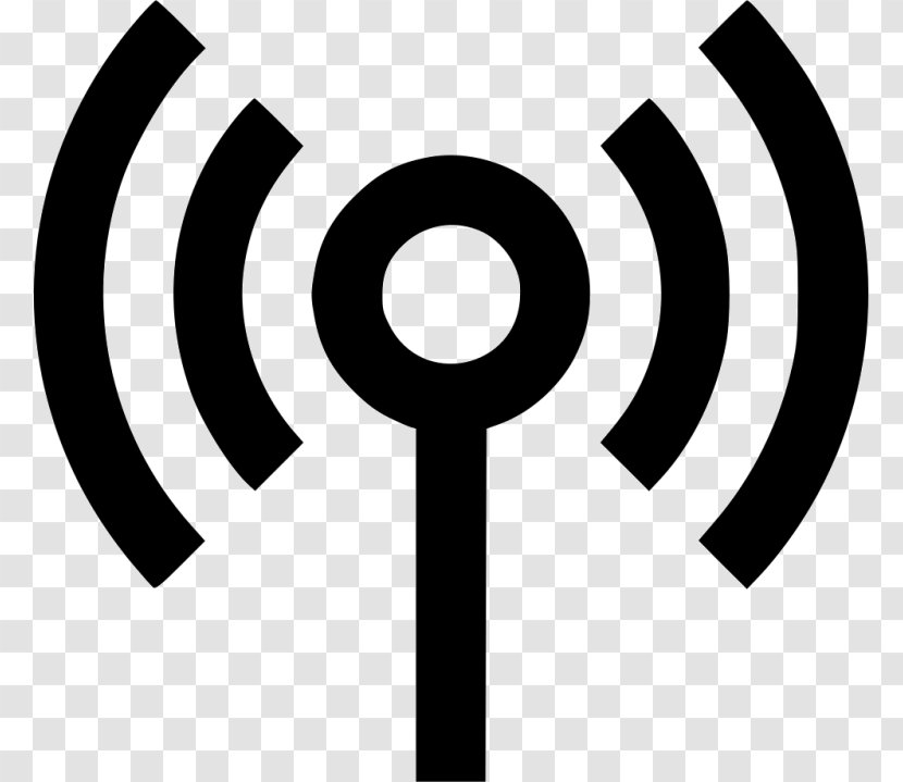 Wi-Fi Wireless Hotspot - Sign - Monochrome Transparent PNG