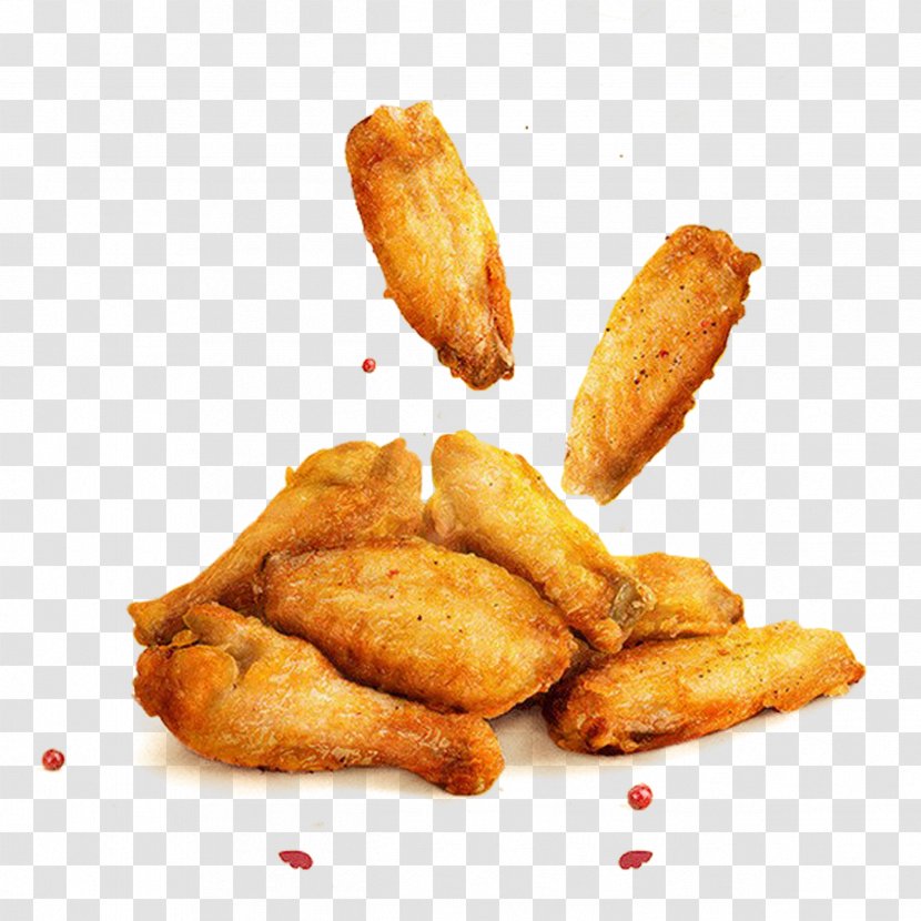 Hamburger Fried Chicken Buffalo Wing French Fries - Golden Wings Transparent PNG
