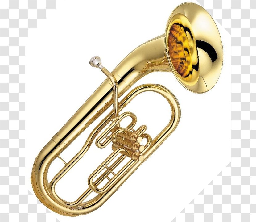 Saxhorn Baritone Horn Euphonium Mellophone Tenor - Watercolor - Trumpet Transparent PNG
