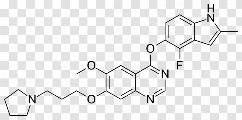 Molecule Chemical Synthesis Erlotinib Drawing Impurity - Cartoon - Silhouette Transparent PNG