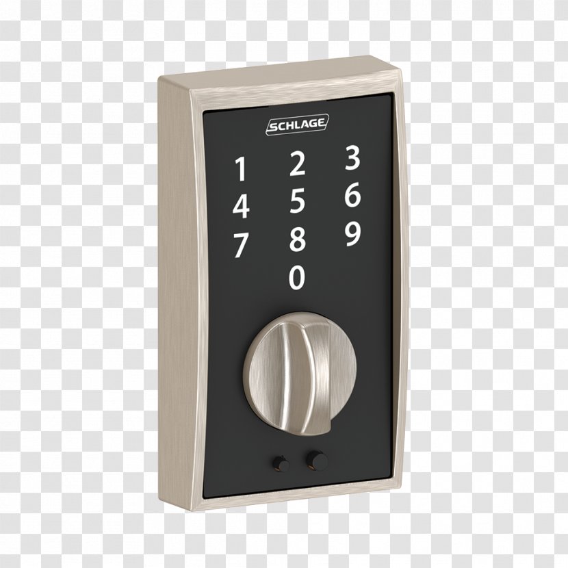 Schlage Dead Bolt Lock Key Door - Handle Transparent PNG