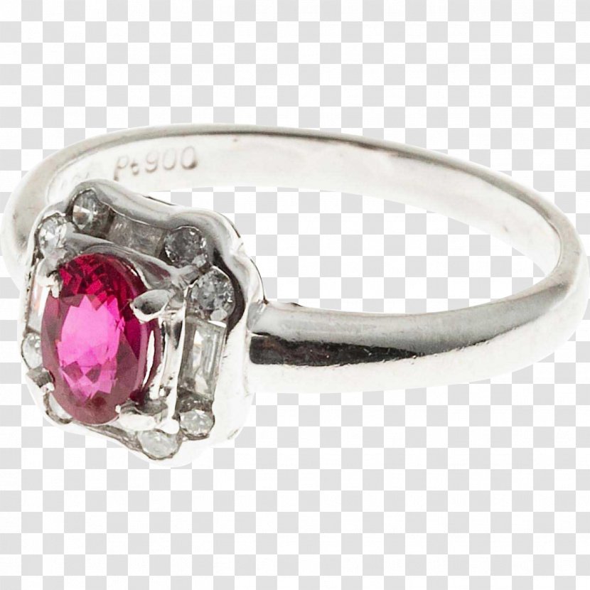 Ruby Ring Diamond Cut Carat Cabochon - Clarity Transparent PNG
