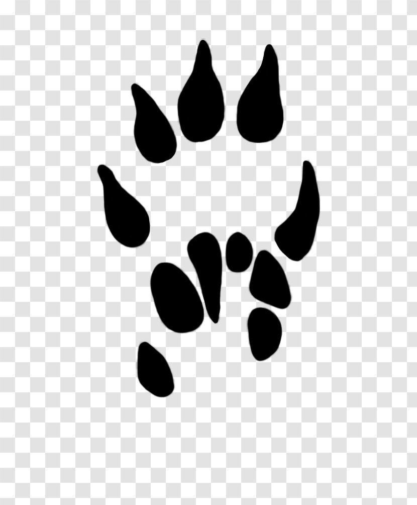 Paw Dog Common Shrew Clip Art - Black - Animal Prints Transparent PNG