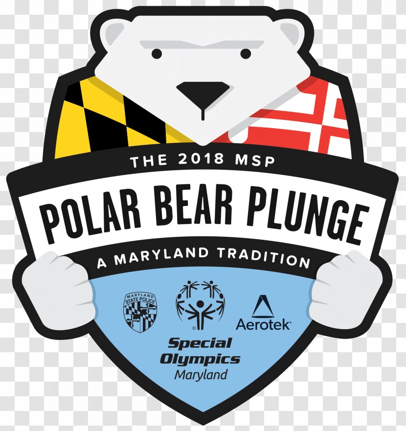 Sandy Point State Park Deep Creek Lake 2018 Polar Bear Plunge MSP - Label - Special Olympics Hamilton County Transparent PNG