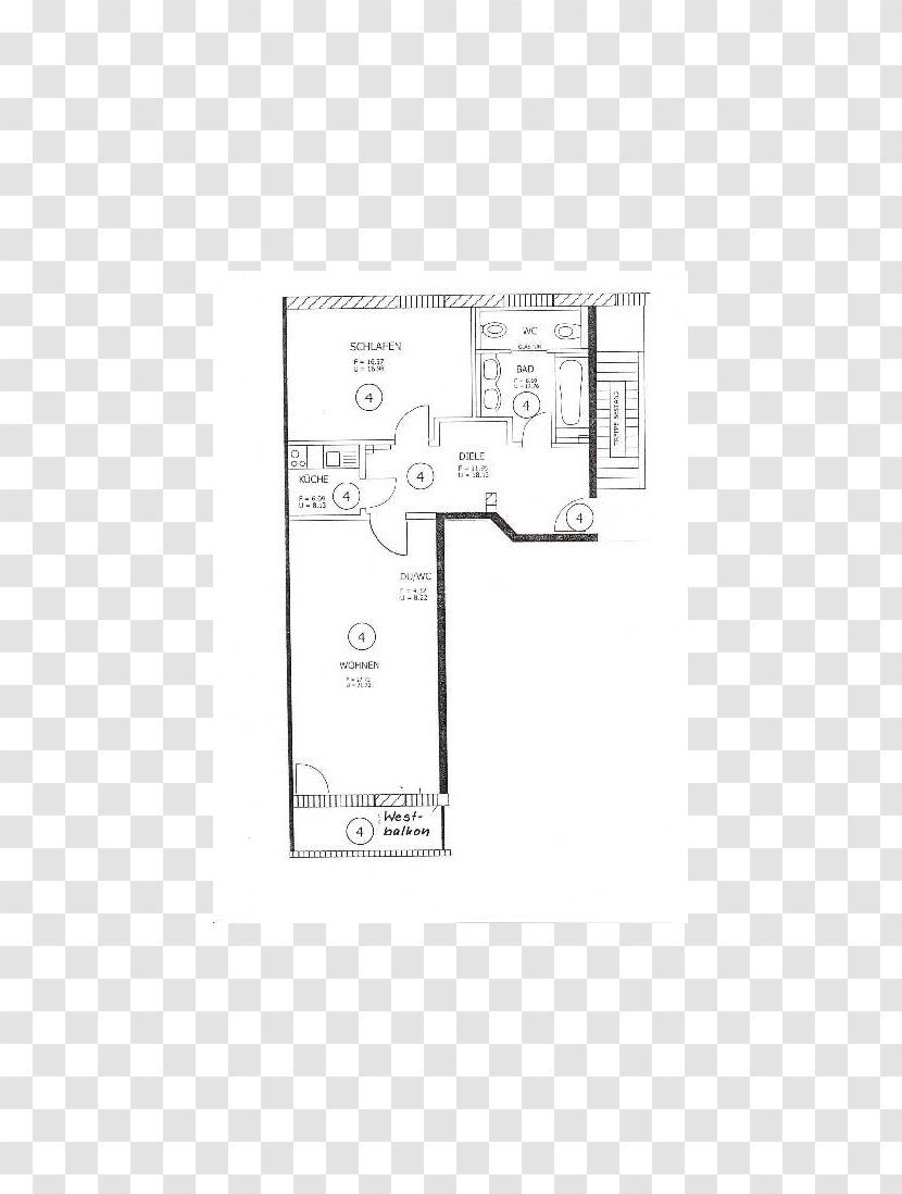 Floor Plan Paper Line - Area - Design Transparent PNG